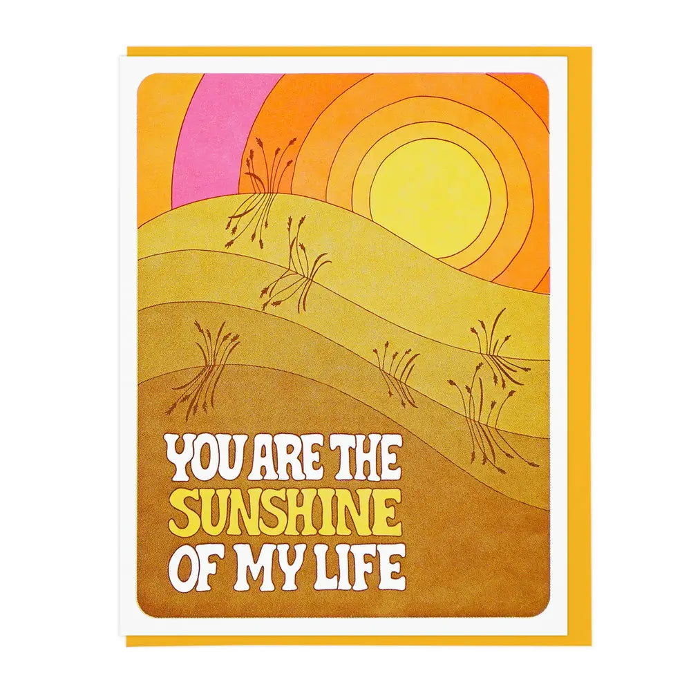 Lucky Horse Press Greeting Card - Sunshine Of My Life