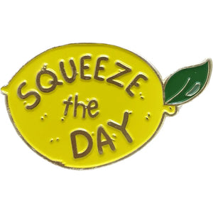 Bee Unique Enamel Pin - Squeeze The Day