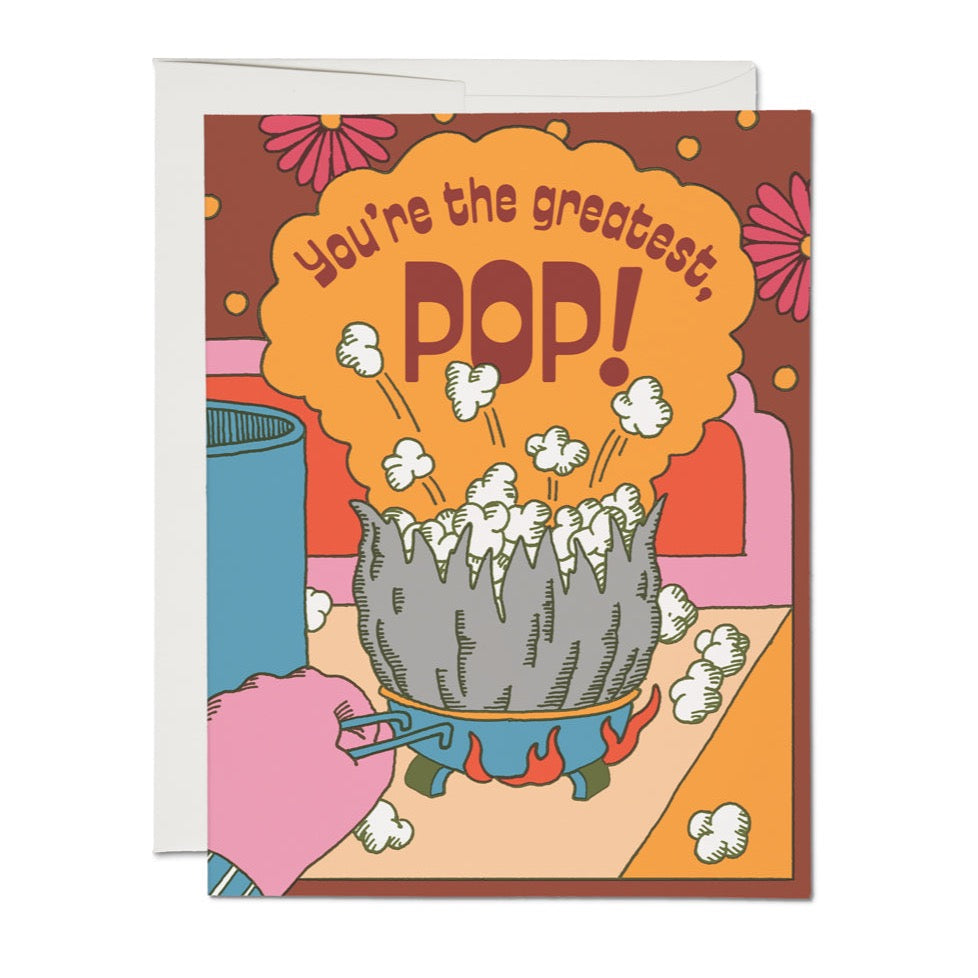 Red Cap Cards Greeting Card - Greatest Pop
