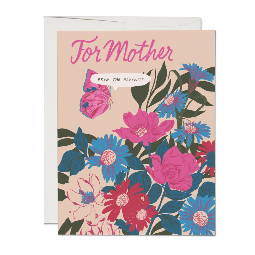 Red Cap Cards Greeting Card - For Mother