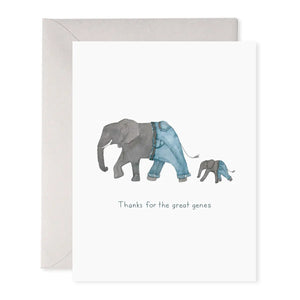E Frances Greeting Card - Elephant Genes