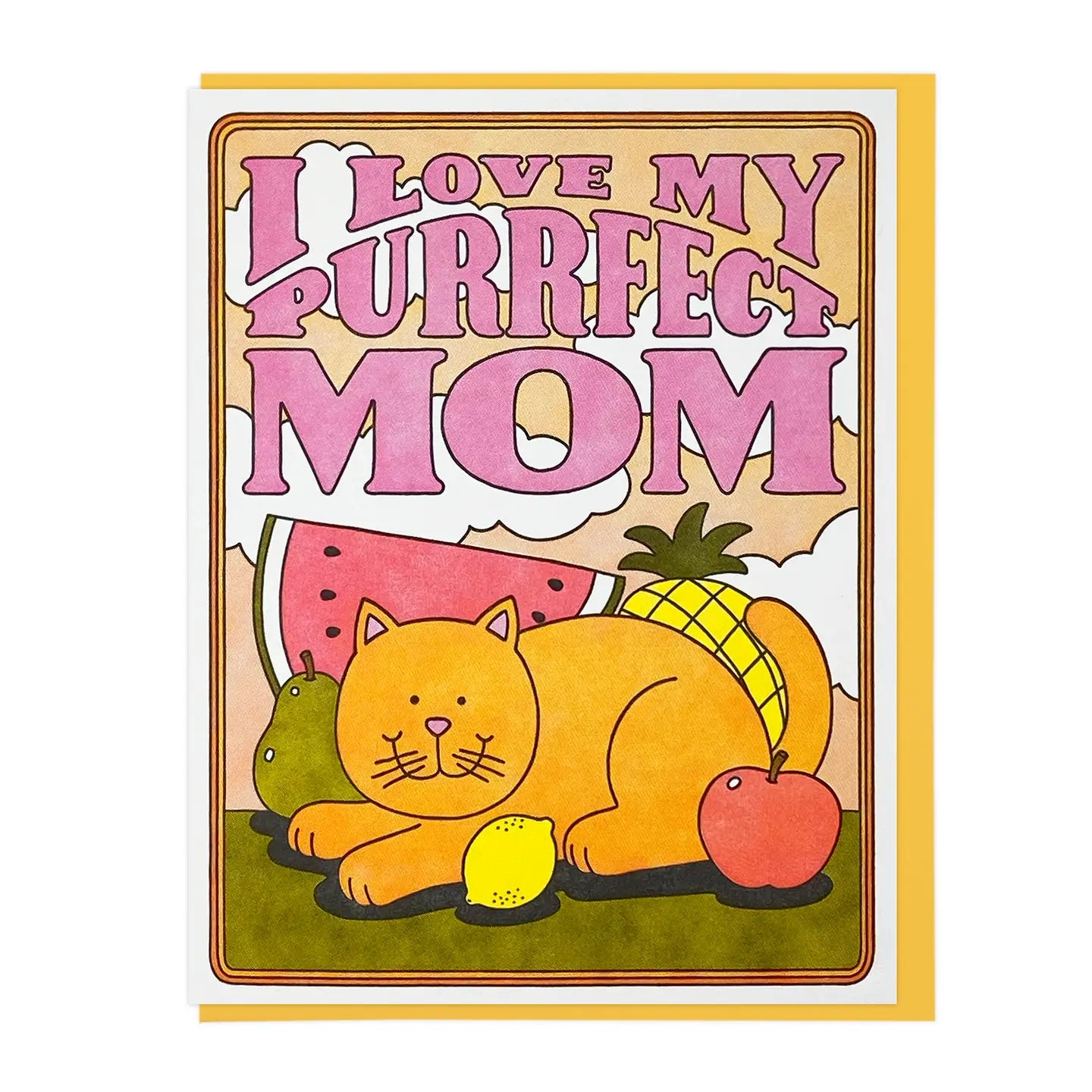 Lucky Horse Press Greeting Card - Purrfect Mom