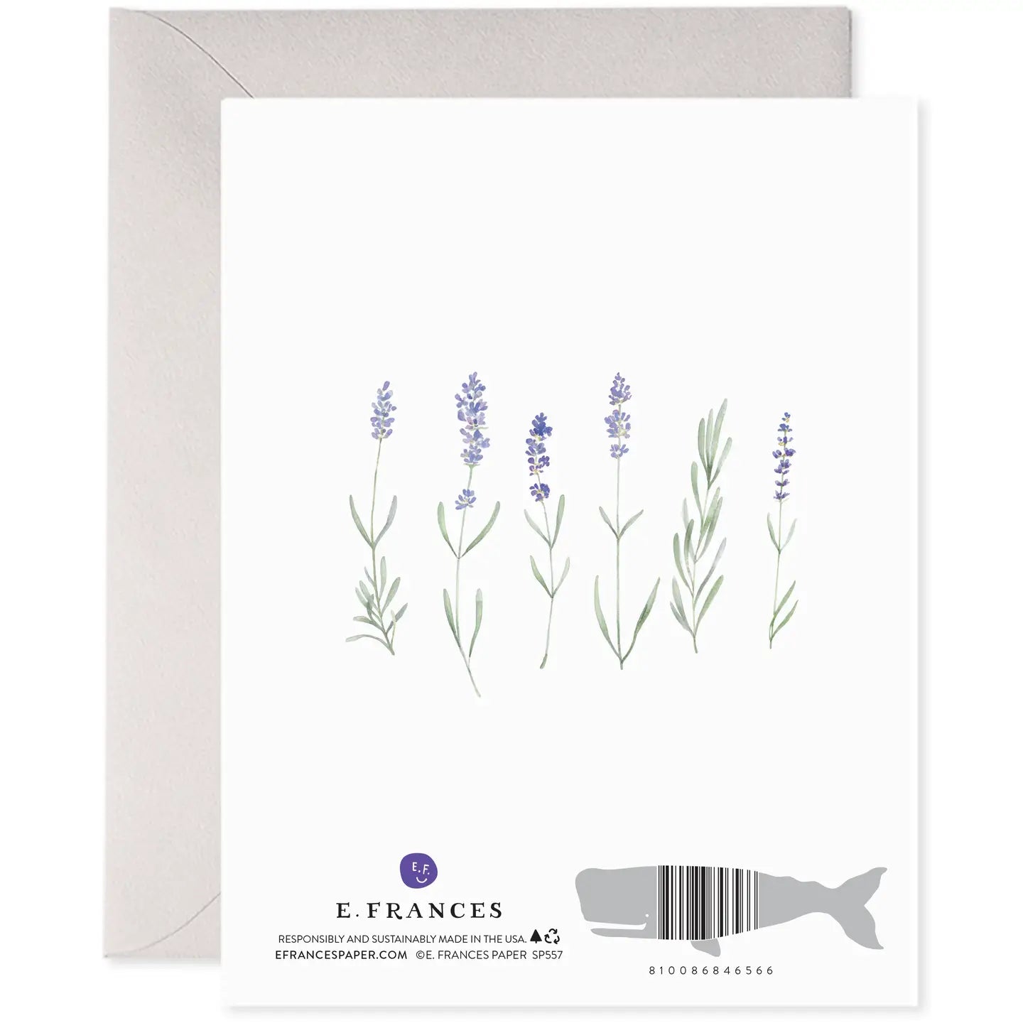 E Frances Greeting Card - Lavender Mother's Day