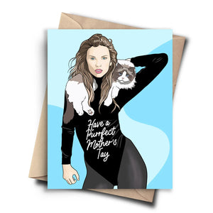 Greeting Card - Purrfect Mother's Tay