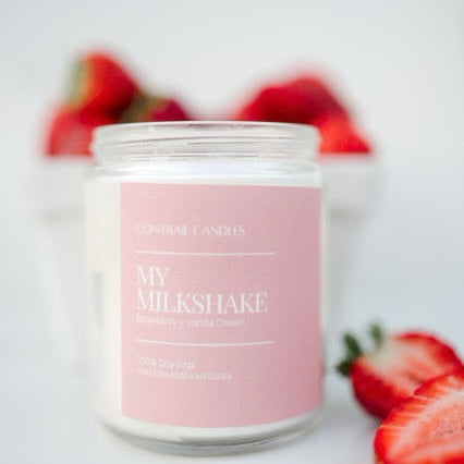 Contrail Candles Soy Candle - Milkshake