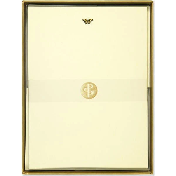 Letter-Perfect Stationery - Gold Butterfly