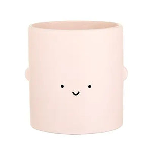 Ceramic Pot - Cream Smile