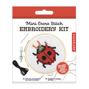 Mini Embroidery Kit - Ladybug