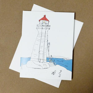 Emma Fitzgerald Greeting Card - Peggy's Cove