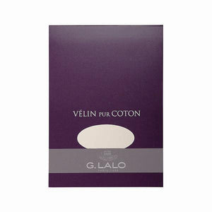G. Lalo Velin Pur Coton Writing Block - A5 Cream