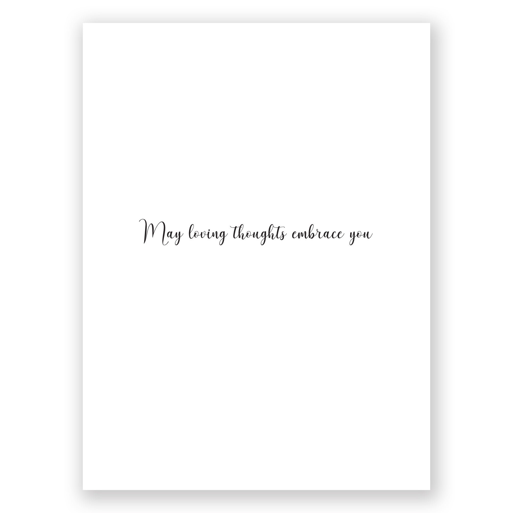 GreatArrow Graphics Greeting Card - Loving Thoughts
