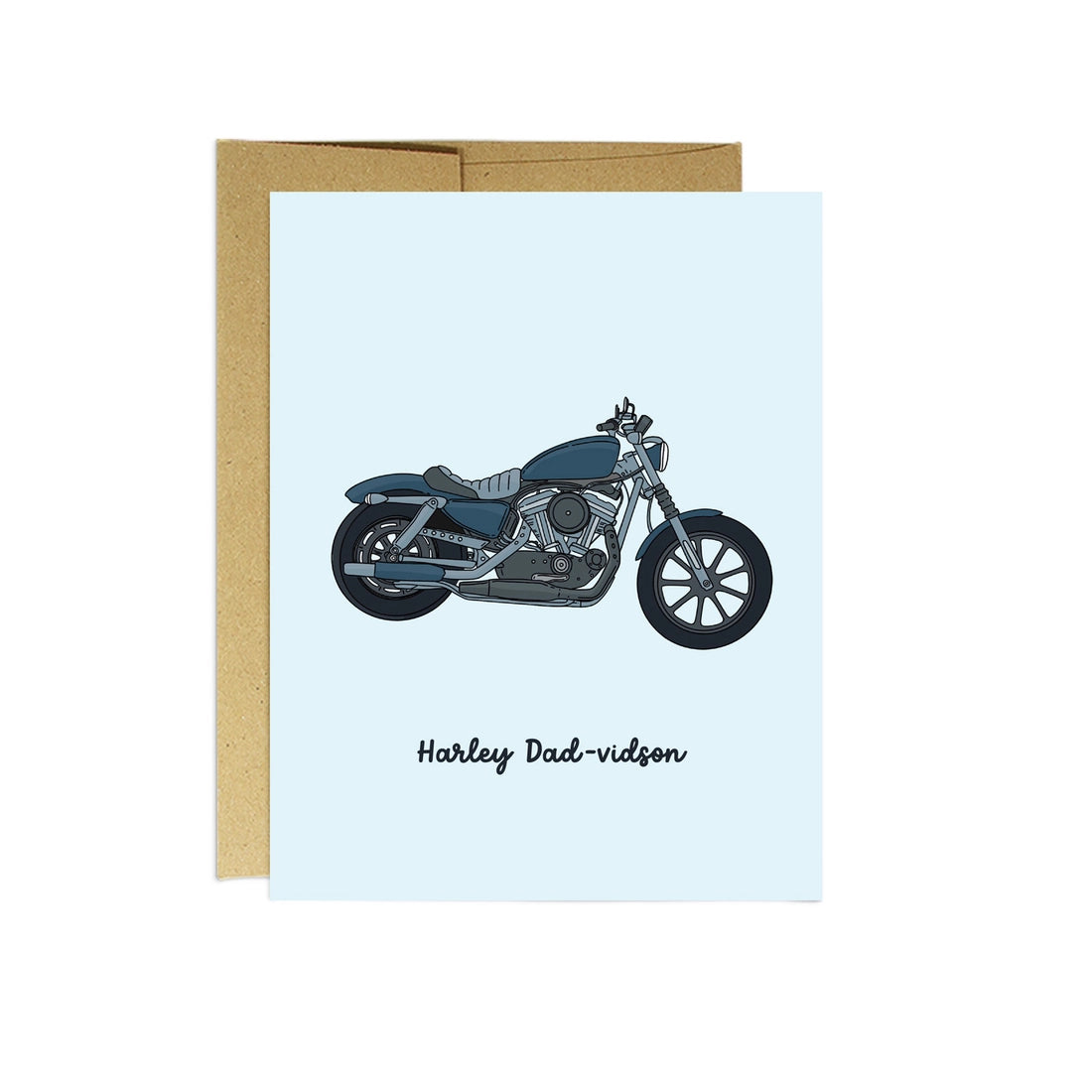Party Mountain Greeting Card - Harley DAD-vidson
