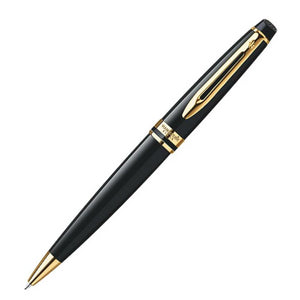 Waterman Expert Ballpoint Pen - Black + Gold Trim