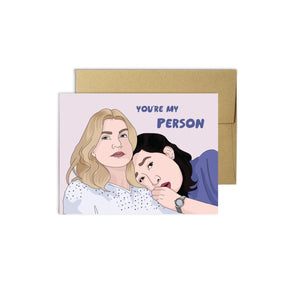 Party Mountain Greeting Card - You Are My Person