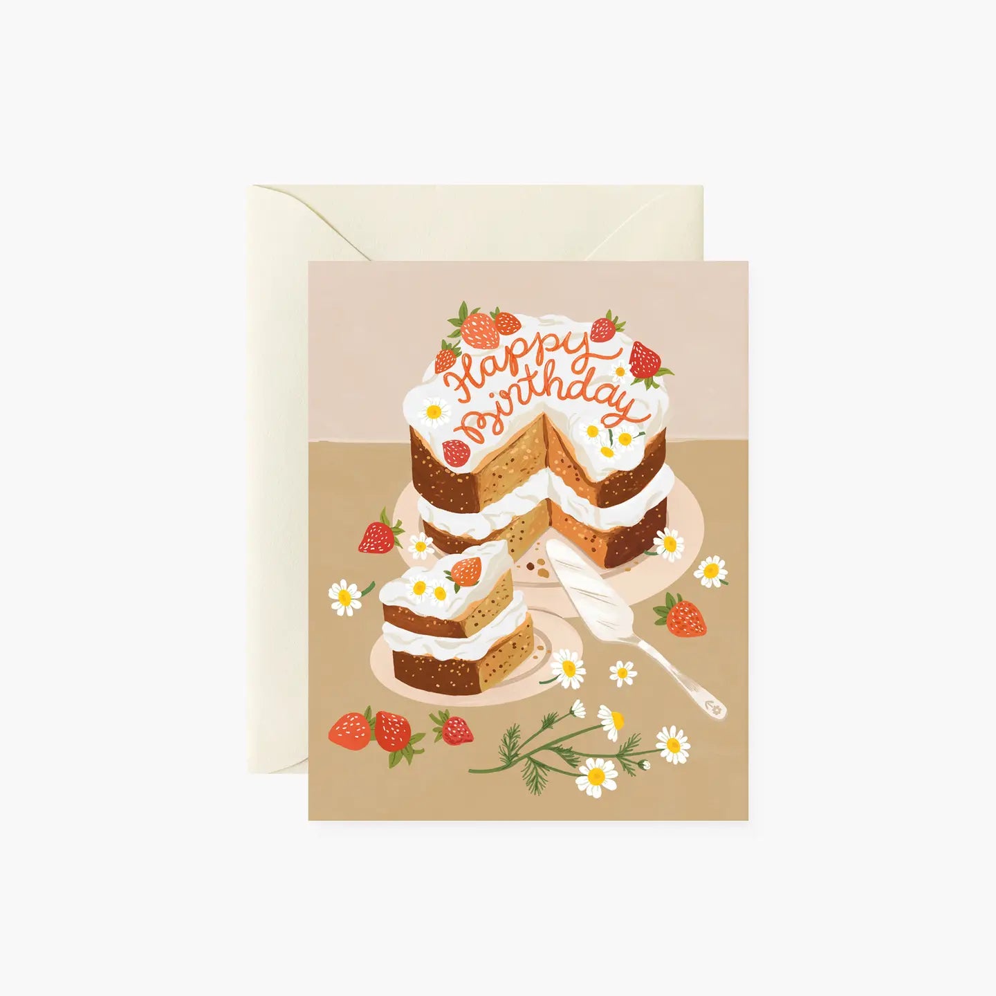 Botanica Paper Co. Greeting Card - Homemade Cake Birthday