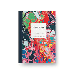 Kaleido Notebook - Colourful Marble