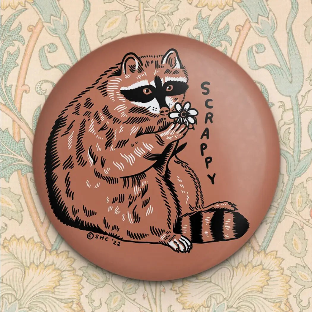 Magnet - Scrappy Raccoon