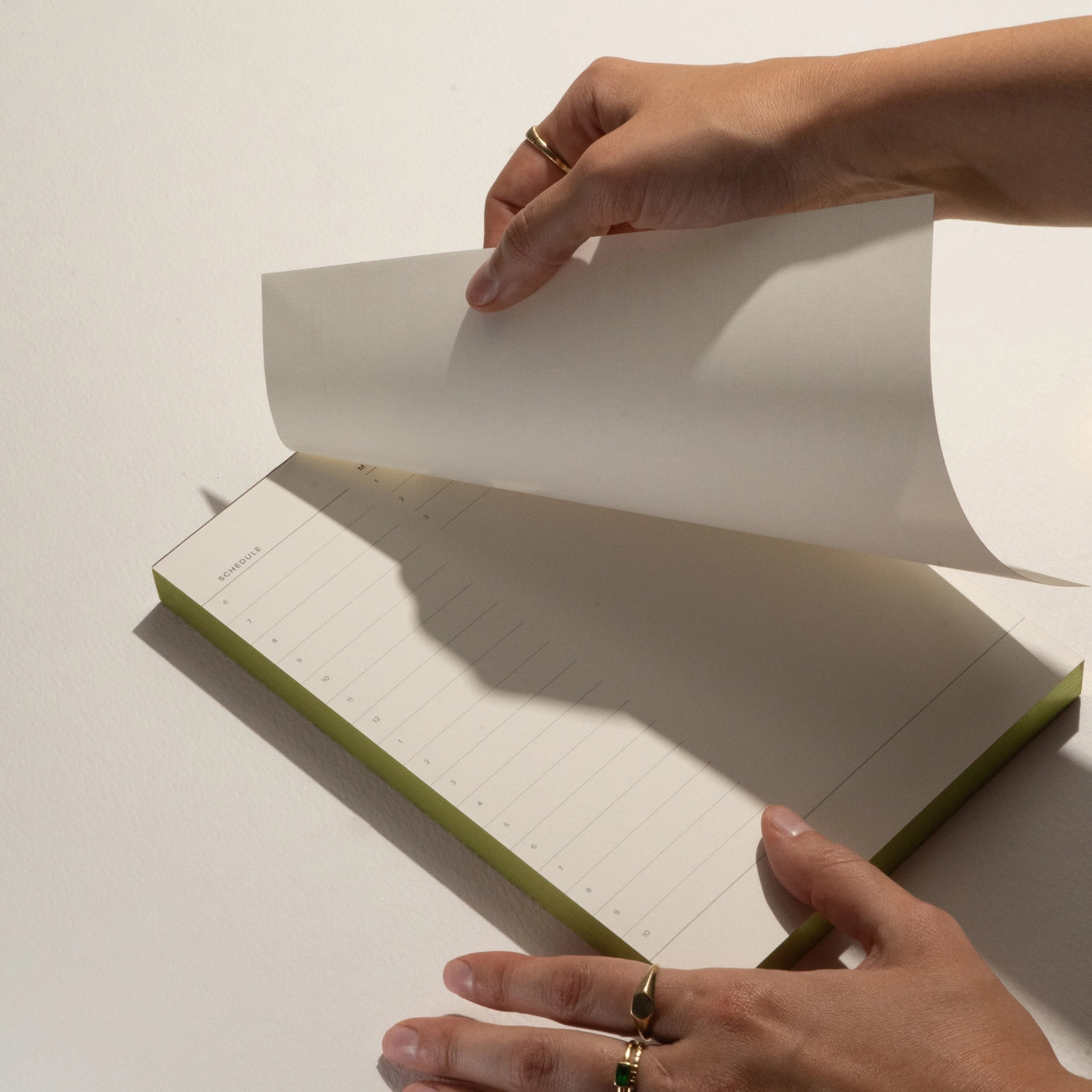 Daily Planner Pad - Lime