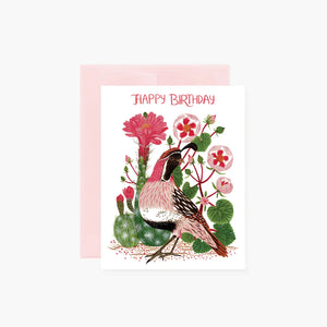 Botanica Paper Co. Greeting Card - Quail Birthday