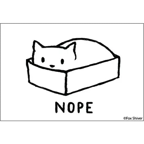 Ephemera Magnet - Nope