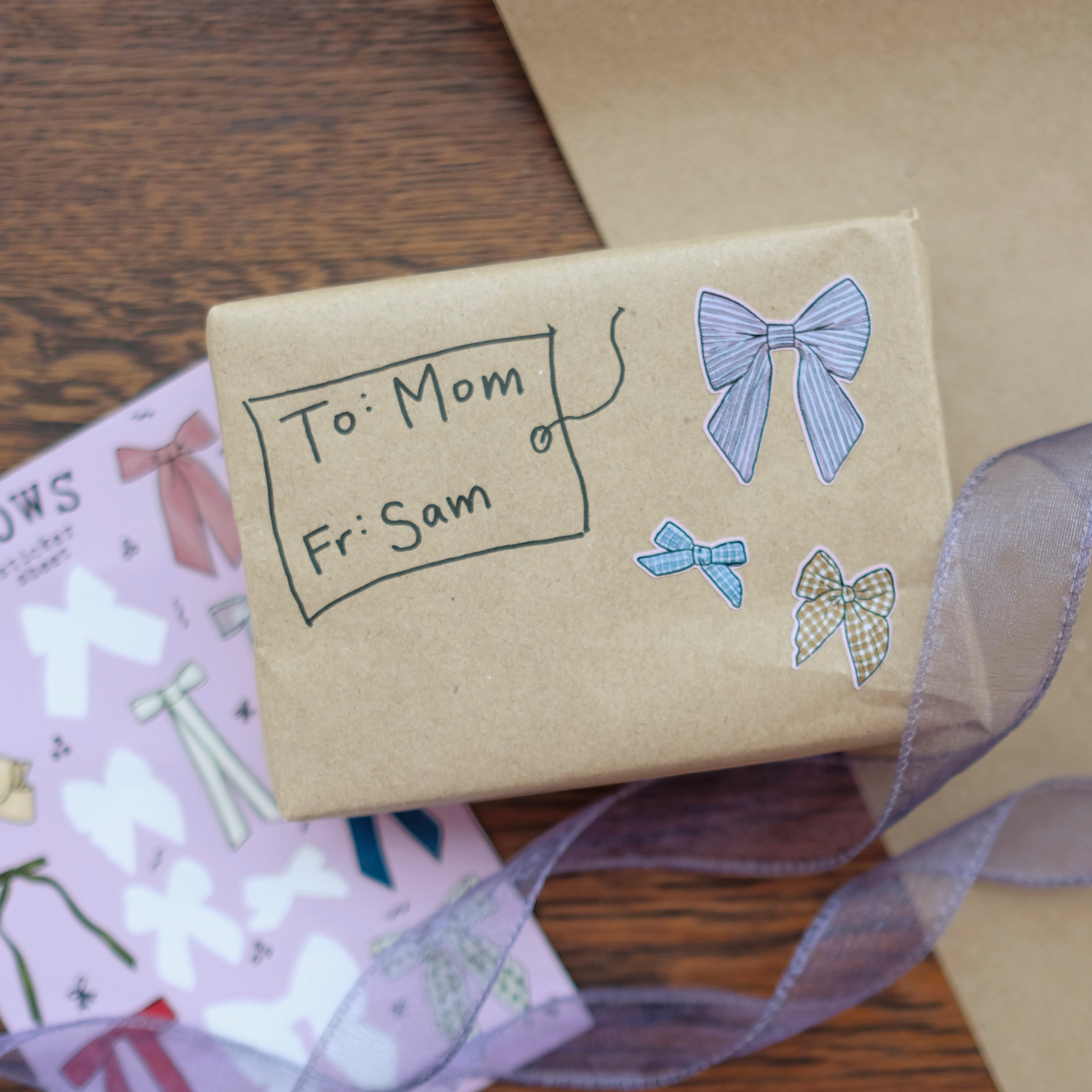 Sticker Sheet - Bows