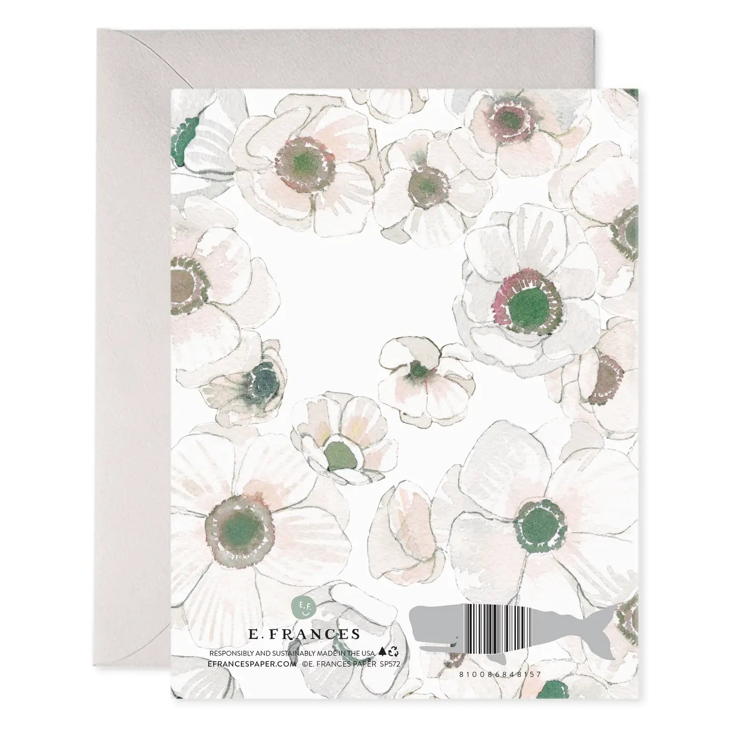 E Frances Greeting Card - White Flower Wedding