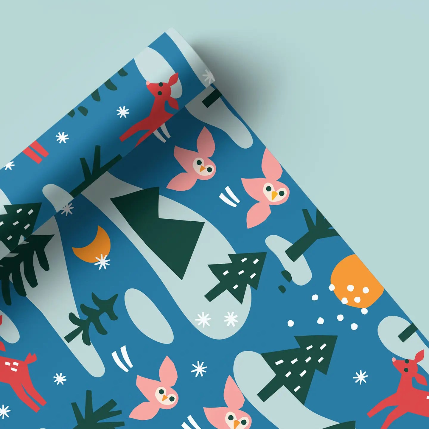 Wrapping Sheet - Forest Blue