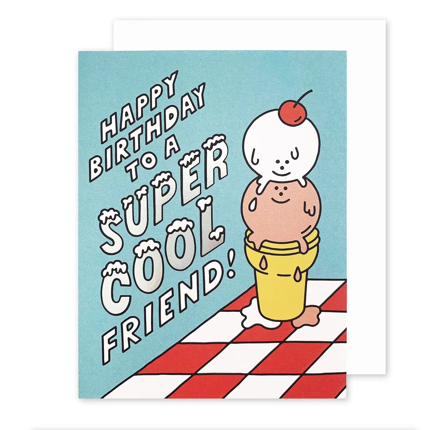 The Social Type Greeting Card - Cool Friend Birthday