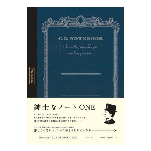 APICA CD Notebook - A5 Navy Lined