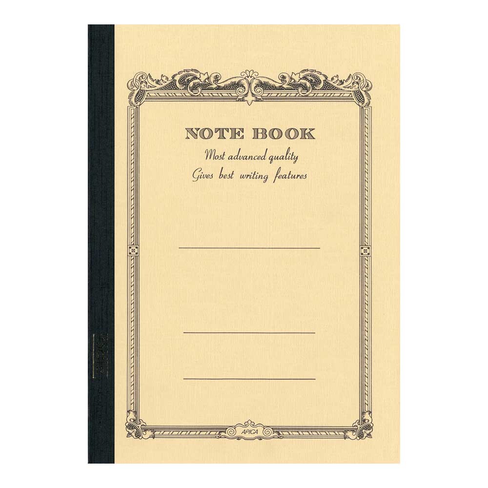 APICA CD Notebook - B5 Ivory Yellow Lined