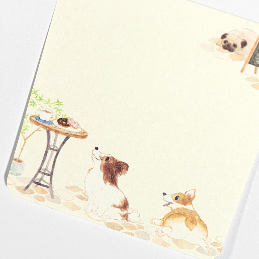 Sticky Notes - Corgi Cafe – Duly Noted Stationery