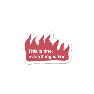 Sticker - This Is Fine