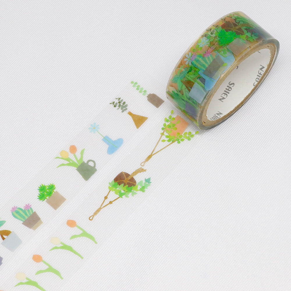 Washi Tape - Clear Tape Plants