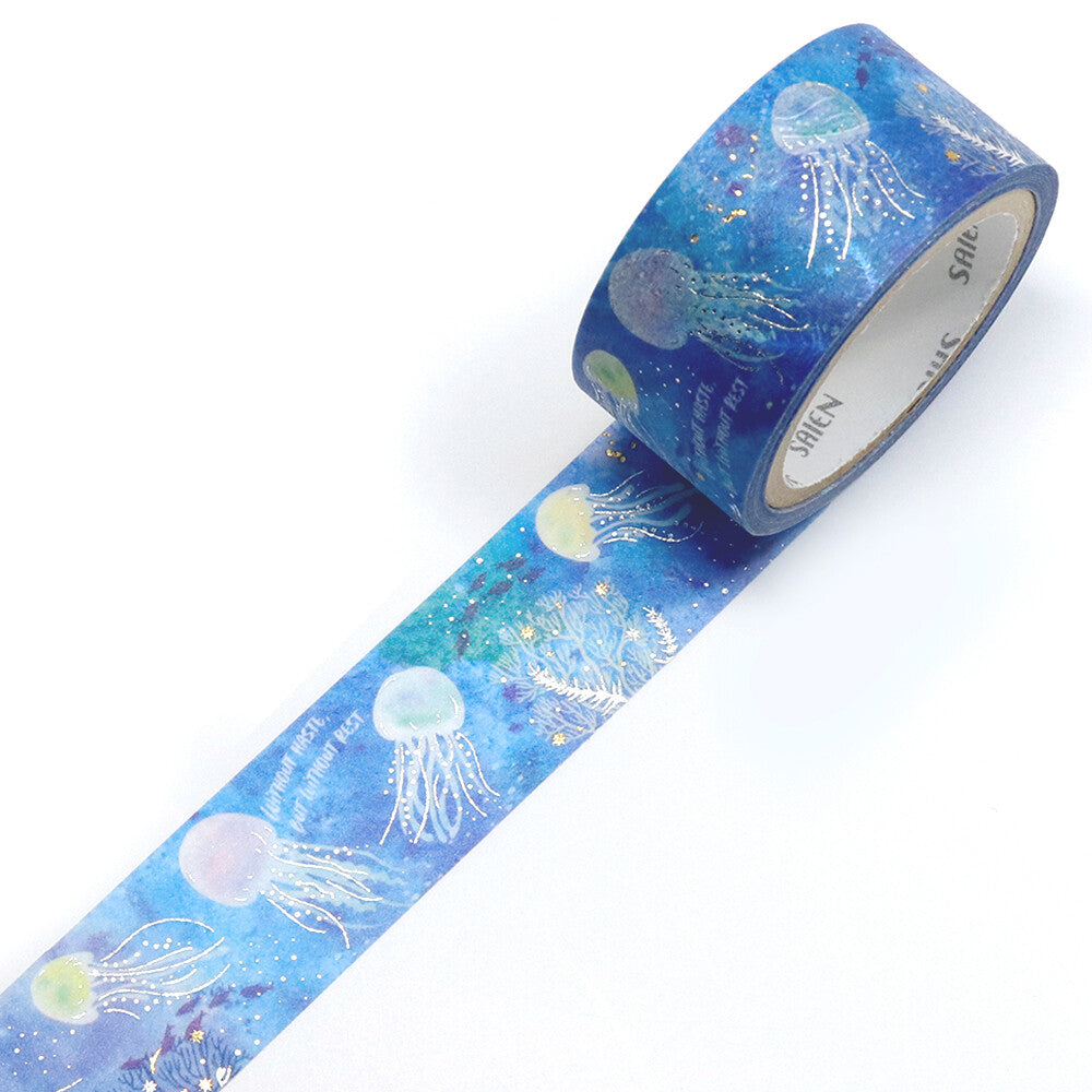 Washi Tape - Gold Foil Jellyfish