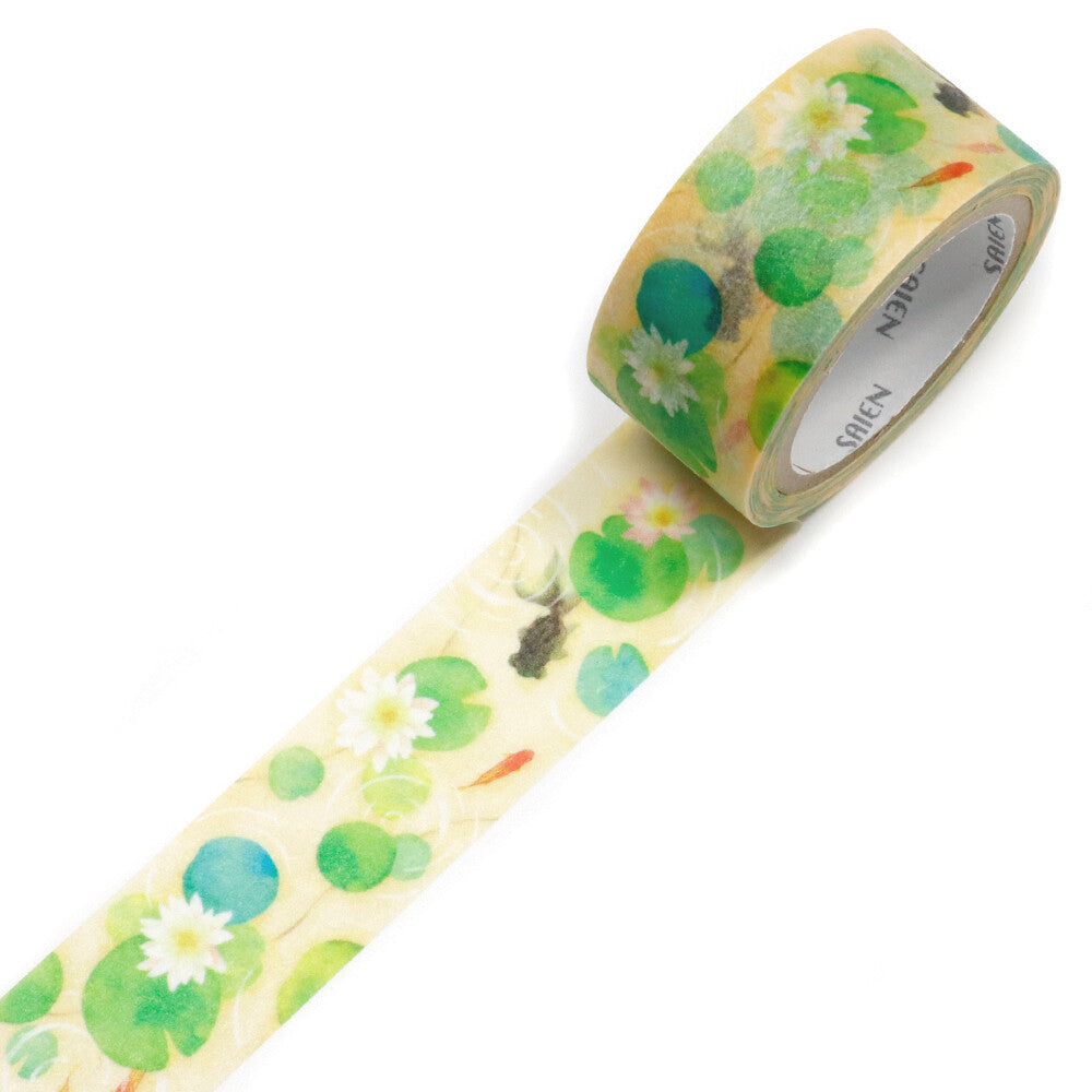Washi Tape - Lotus and Goldfish