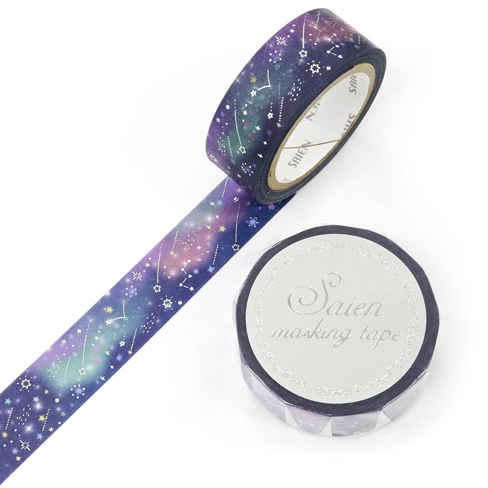 Washi Tape - Silver Foil Planetarium