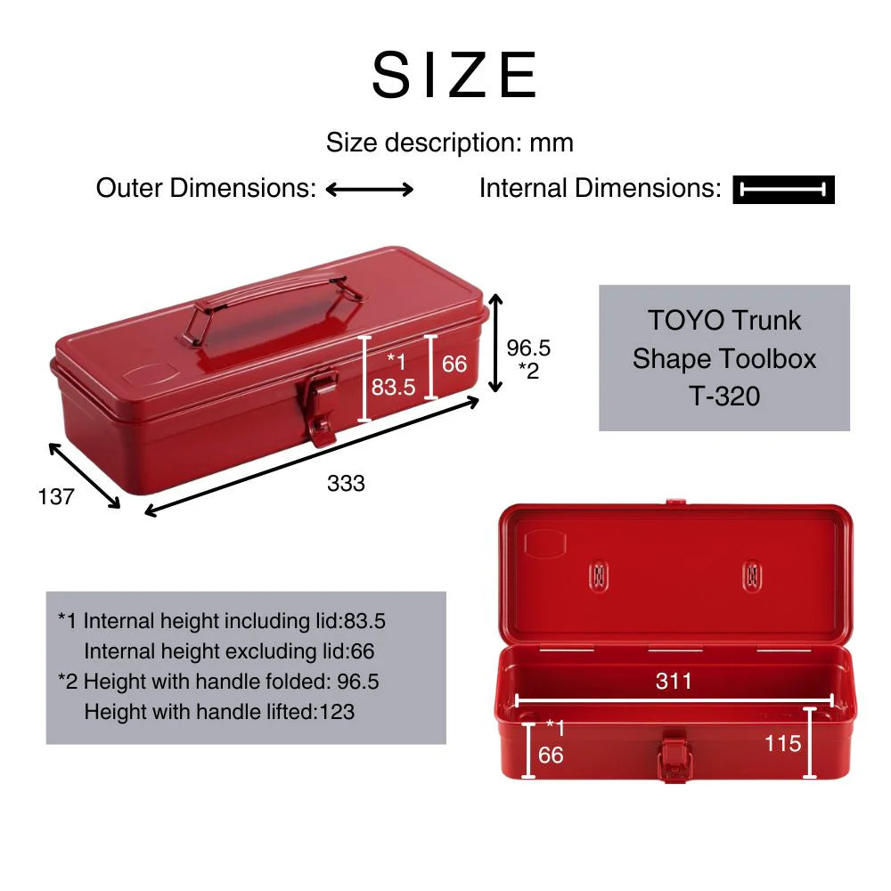 TOYO T-320 Toolbox - Red