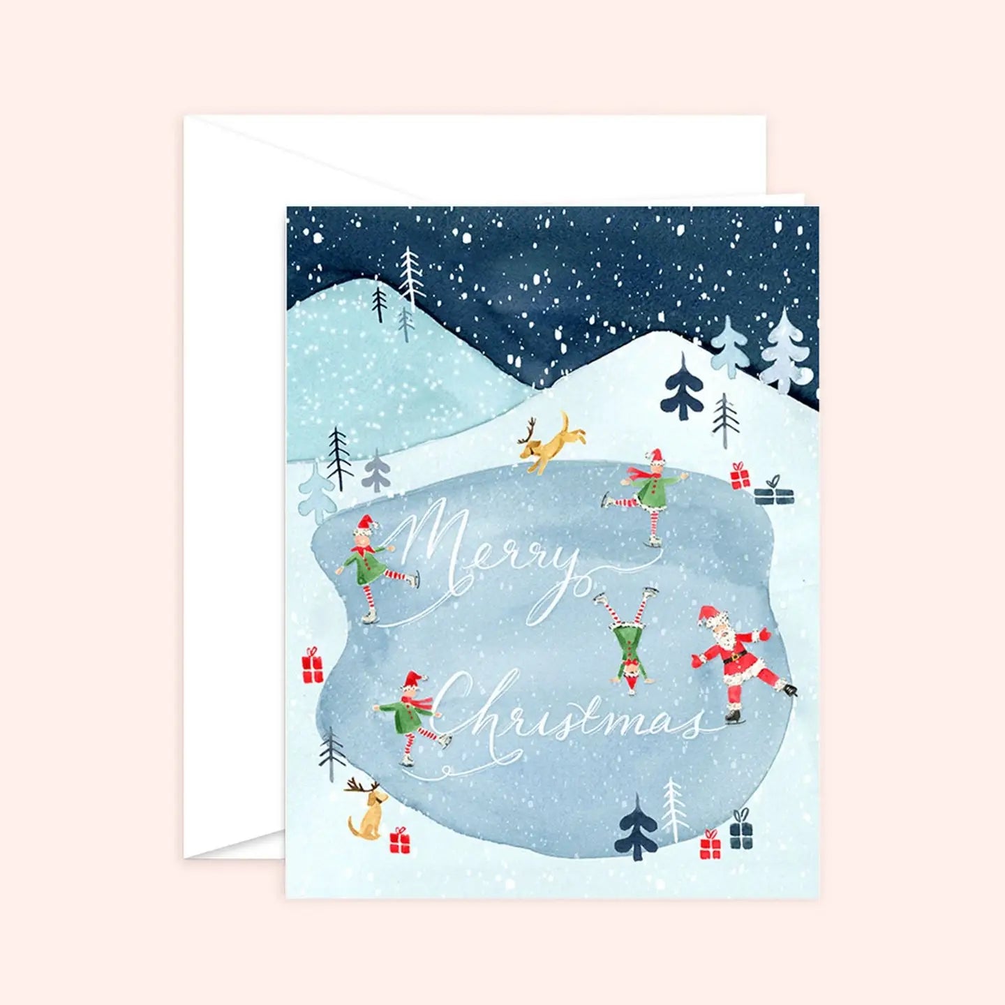 Greeting Card - Santa'a Ice Rink