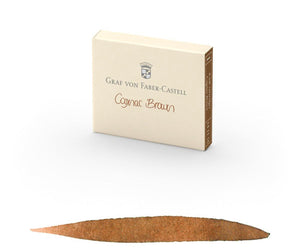 Graf von Faber-Castell - Cartridges - Mini - Cognac Brown