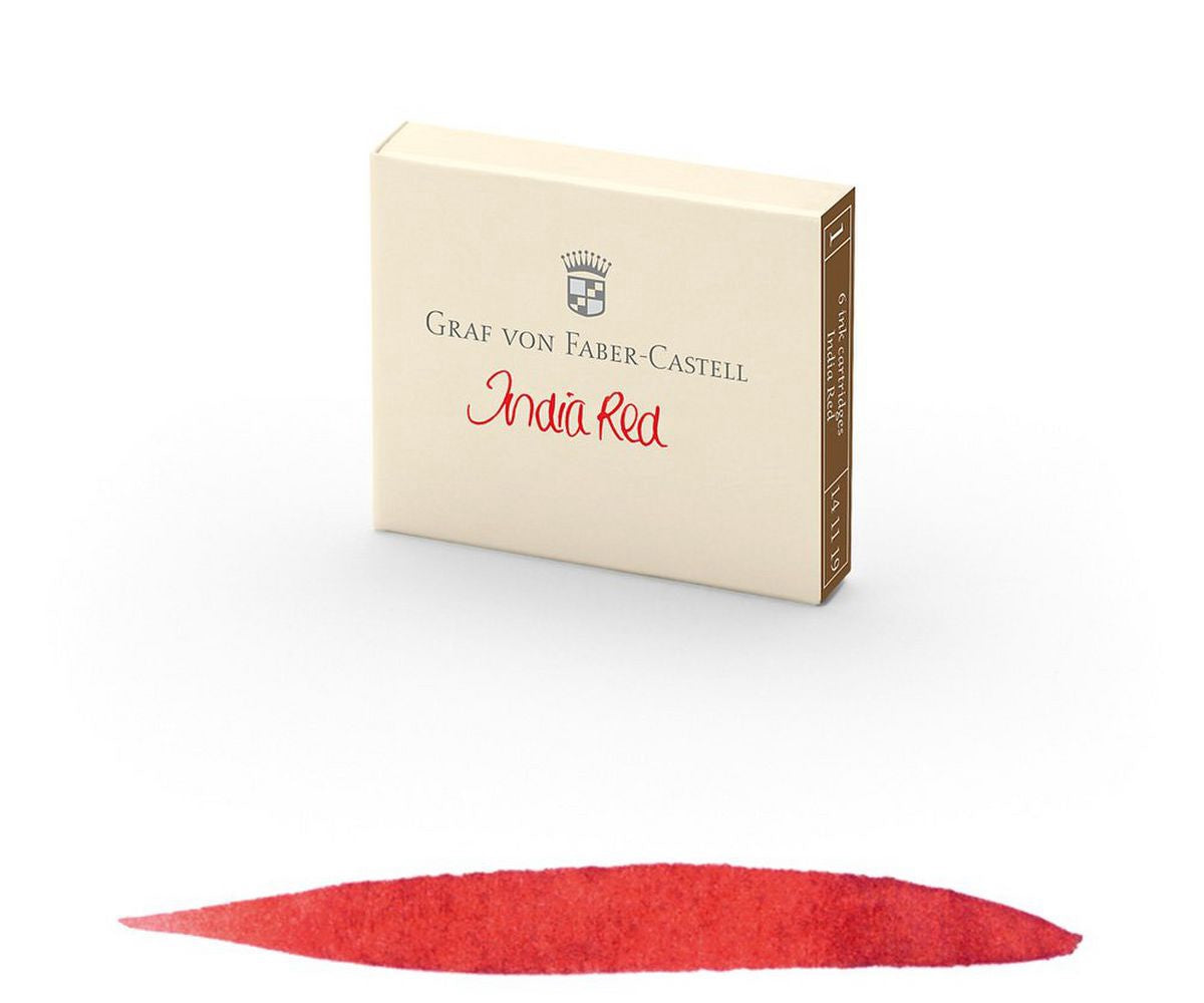 Graf von Faber-Castell - Cartridges - Mini - India Red