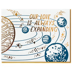Paper Parasol Press Greeting Card - Love Is Expanding
