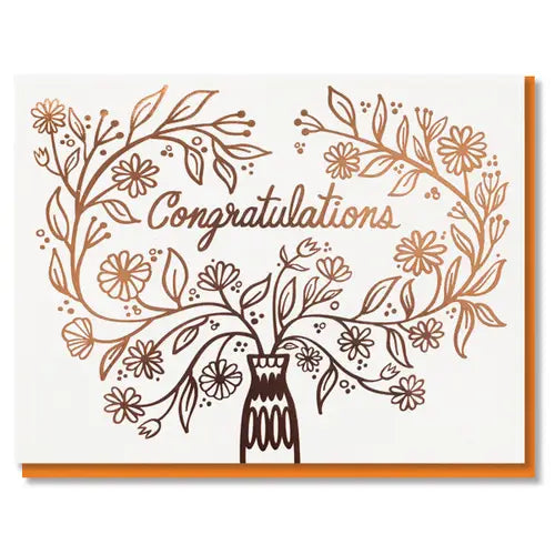 Paper Parasol Press Greeting Card - Congratulations Bouquet
