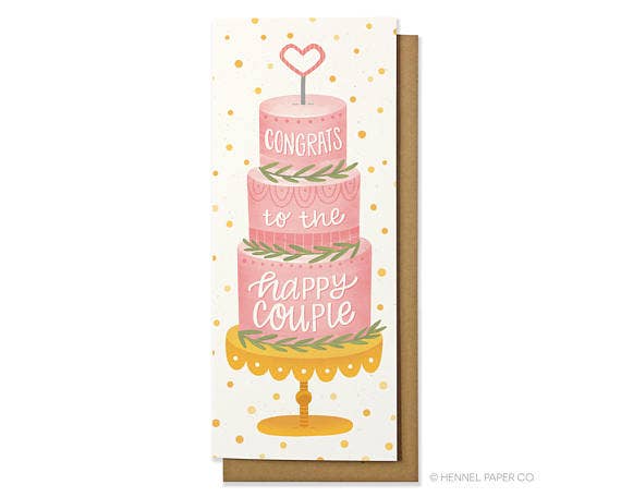 Greeting Card - Wedding Cake