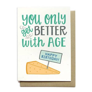 Greeting Card - Cheese Birthday