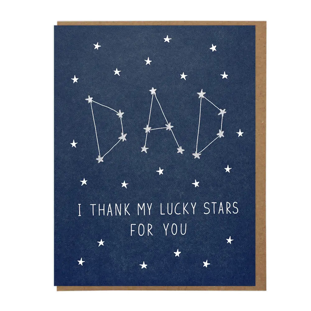 Lucky Horse Press Greeting Card - Lucky Stars Dad