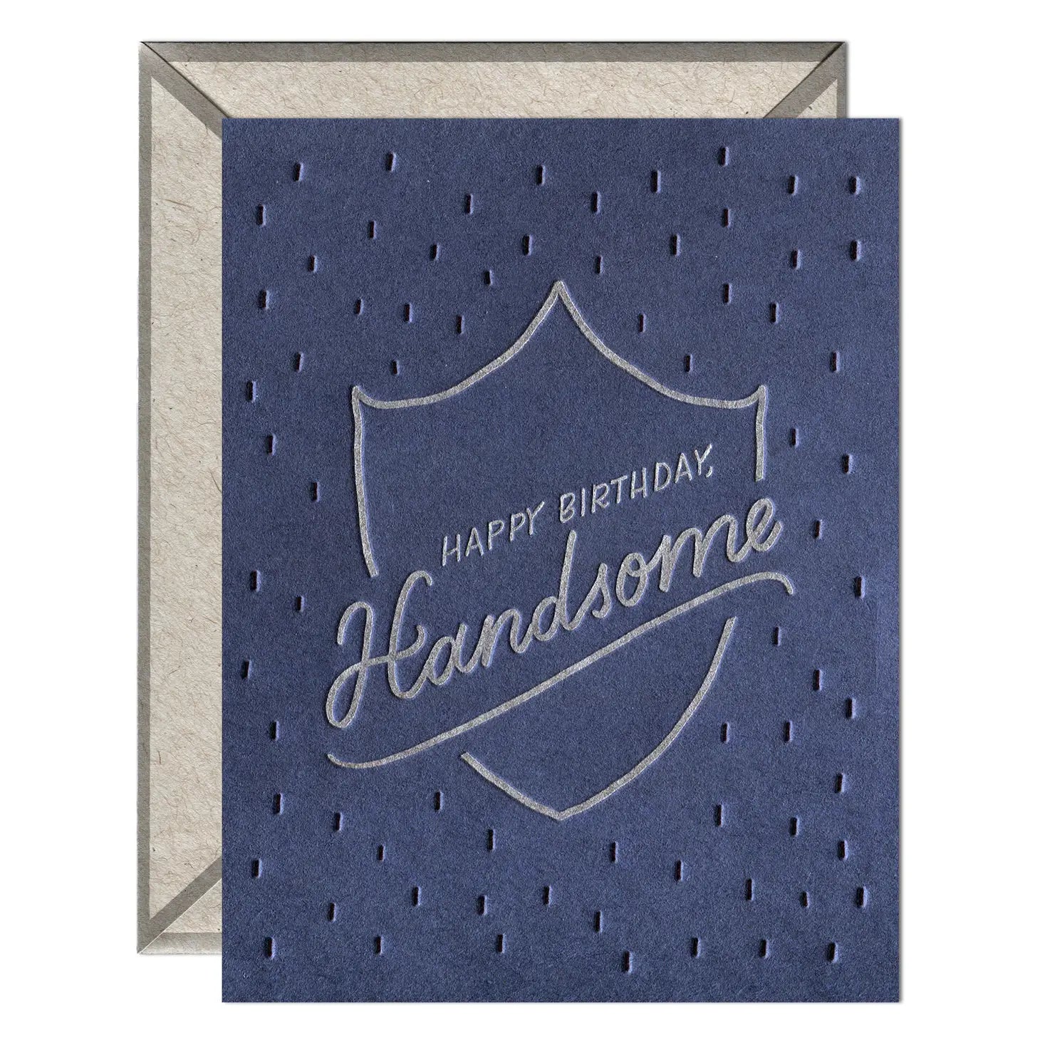 Ink Meets Paper Greeting Card - Happy Birthday Handsome