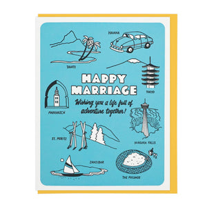 Lucky Horse Press Greeting Card - Marriage Adventure