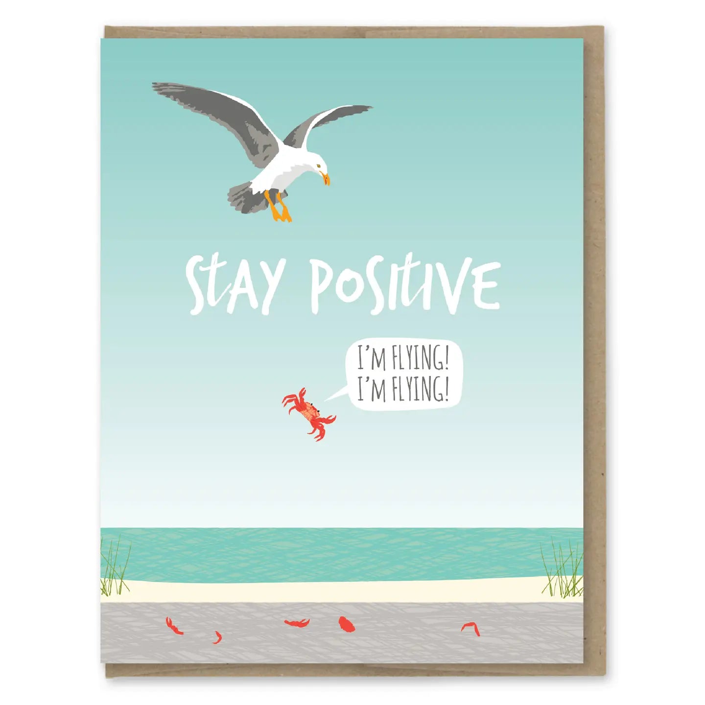 Greeting Card - Stay Positive
