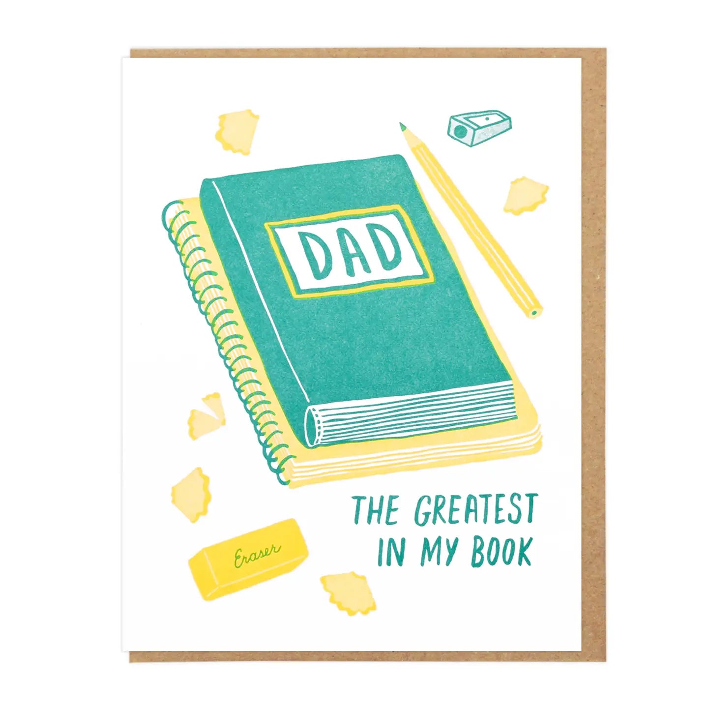 Lucky Horse Press Greeting Card - Greatest Dad In My Book