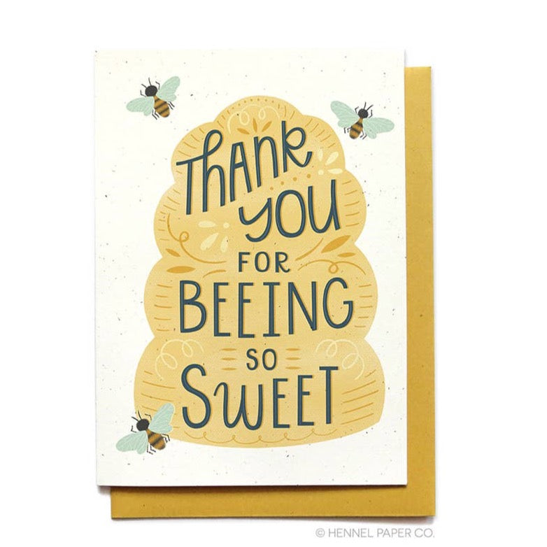 Greeting Card - Beeing So Sweet